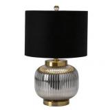 Addison 22.25" Glass/Metal Table Lamp