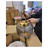 Addison 22.25" Glass/Metal Table Lamp