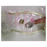 Addison 22.25" Glass/Metal Table Lamp