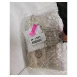 Lush Decor Linen Button Single Panel Window Curtain