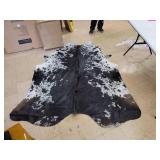 Pergamino Black Speckles Cowhide Rug- Retail:$339.99