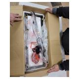 Rustic 8-light Linear Chandelier Farmhouse Candle Islands Lights for Dining Room - L29"x W11"x H 26.5"- Retail:$235.49