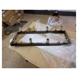 Rustic 8-light Linear Chandelier Farmhouse Candle Islands Lights for Dining Room - L29"x W11"x H 26.5"- Retail:$235.49