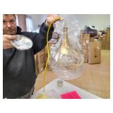 Volume Lighting 1-Light LED Indoor Antique Gold Hanging Mini Pendant- Retail:$133.49