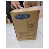 CHLOE Lighting FRISCO Transitional 1 Light Painted Nickel Outdoor Wall Sconce 11" Height