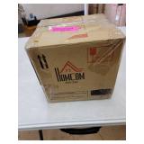 HOMCOM Christmas Village Rotating Skating Pond Animated Winter Wonderland Set with Multicolored LED Light, Music