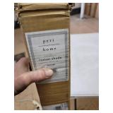 Curtainworks Damask Window Shade, 48" W x 64" L, Silver