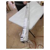 Curtainworks Damask Window Shade, 48" W x 64" L, Silver