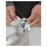 Curtainworks Damask Window Shade, 48" W x 64" L, Silver