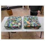 Set Of 4. Blazing Needles 20-inch All-Weather Chair Cushion - 20" x 19"