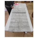 Ellen Manchester Solid Tufted Cotton Bath Runner Rug Bedding