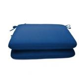 18-inch Square Solid-color Sunbrella Outdoor Seat Cushions (Set of 2)