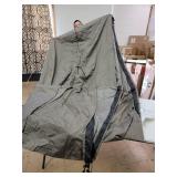 Budge Round Waterproof Outdoor Patio Table and Chairs Combo Cover, NeverWet Mojave, Black Ivory Retail:$101.49