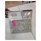 Chelsea Antique White Peel & Stick Tin Tiles