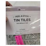 Chelsea Antique White Peel & Stick Tin Tiles