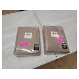 Set of 2 - All Seasons Blackout Window Curtain 52 x 108"