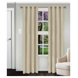 Superior Solid Textured Blackout Curtain, Set of 2, 52" x 96"