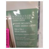 Laural Home Watercolor Wanderlust Shower Curtain Bedding