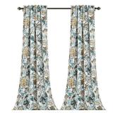 Lush Decor Cynthia Jacobean Room-darkening Curtain Panel Pair- Retail:$79.98