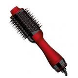 Revlon One-Step Hair Dryer And Volumizer Hot Air Brush, Red Holiday Edition