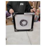 E Encircle I -Black Framed Print