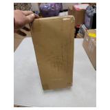 Privilege 84114 6.5 x 6.5 x 12 in. Ceramic Vase, Metallic Green - Small