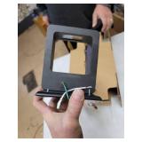 Euro Style Indoor/Outdoor Cast Aluminum LED Wall Lights, 2 Pack - Black Frame- Retail:$79.98