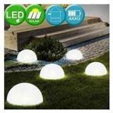 2PCS 5 LED Solar Power Lamps Outdoor Waterproof Ground Light with Built-in Lithium Battery for Garden Patio Yard- Retail:$86.99