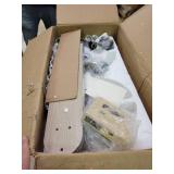 52-inch Chrome 5-Blades Crystal Ceiling Fan with Light Kit