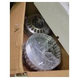 52-inch Chrome 5-Blades Crystal Ceiling Fan with Light Kit