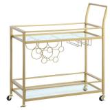 FirsTime & Co. Gold Francesca Bar Cart
