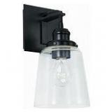 Urban 1-light Wall Sconce w/ Clear Glass- Retail:$118.00