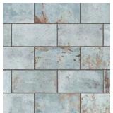 SomerTile Biarritz Green 3" x 6" Ceramic Wall Tile