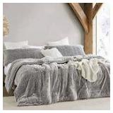 Peak of Cozy - Coma Inducer Oversized Comforter - Chevron Frosted Espresso- Retail:$163.71