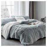 Coma Inducer Oversized Comforter - Frosted Navy Gray- Retail:$208.49