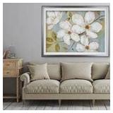 White Blossoms - Premium Framed Print- Retail:$159.99