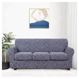 Subrtex 4-piece Separate Couch Cover Jacquard Damask Sofa Stretch