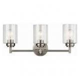 The Gray Barn Saffron 3-light Brushed Nickel Bath/Vanity Light - Brushed nickel- Retail:$97.48