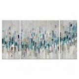 Blue Staccato-A Premium Multi Piece Art 3 pc Set Retail:$121.99