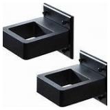 Euro Style Indoor/Outdoor Cast Aluminum LED Wall Lights, 2 Pack - Black Frame- Retail:$79.98