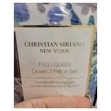 Christian Siriano NY Dahlia 3 Piece Duvet Cover Set- Retail:$117.49