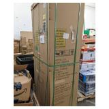 3-Piece Pro Duty Welded Steel Garage Storage System in Black LINE-X Coating (64 in. W x 81 in. H x 24 in. D), HUSKY Black linex