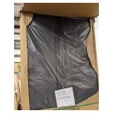 3-Piece Pro Duty Welded Steel Garage Storage System in Black LINE-X Coating (64 in. W x 81 in. H x 24 in. D), HUSKY Black linex