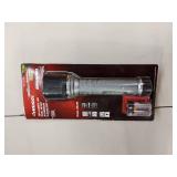 Husky 500 Lumens LED Aluminum Dual Beam Unbreakable Flashlight, Black