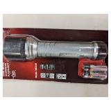 Husky 500 Lumens LED Aluminum Dual Beam Unbreakable Flashlight, Black