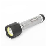 Husky 500 Lumens LED Aluminum Dual Beam Unbreakable Flashlight, Black
