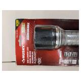 Husky 500 Lumens LED Aluminum Dual Beam Unbreakable Flashlight, Black