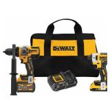DEWALT 20-Volt MAX Cordless Brushless Hammer Drill/Driver Combo Kit with FLEXVOLT ADVANTAGE (2-Tool)