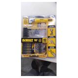 DEWALT Driving Bit and Black Oxide Drill Bit Set with Right Angle Adapter and Tough Case (40-Piece)