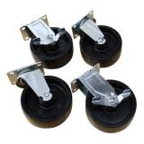 Husky 5 in. Black PP Caster Kit